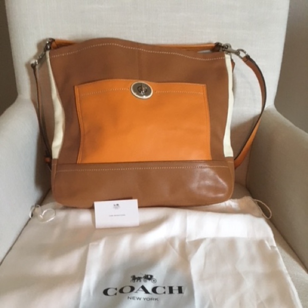 Coach leather bag